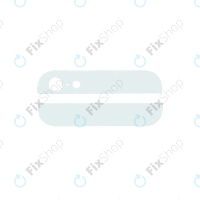 Apple iPhone 5 - Bandes de verre arrière (Blanc)