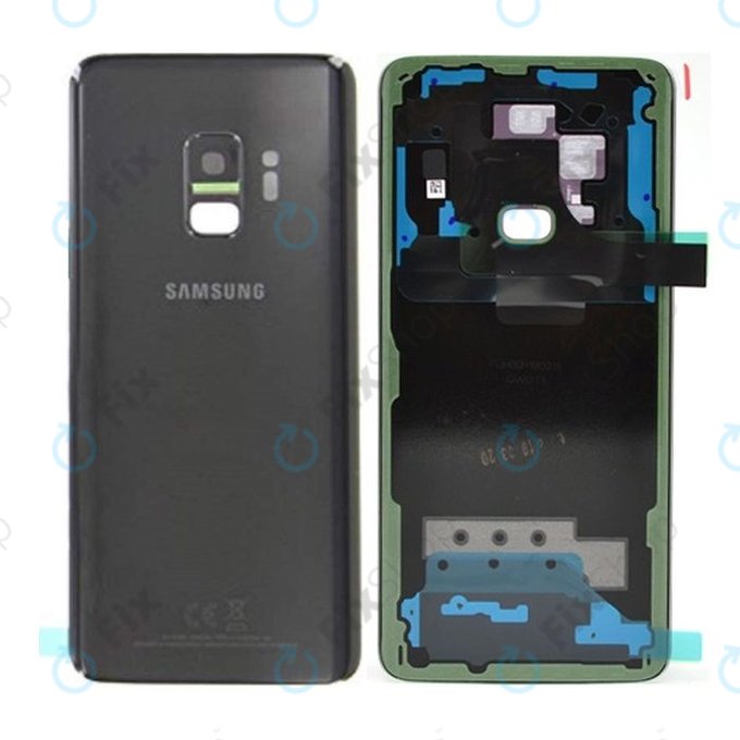 Samsung Galaxy S9 G960F - Cache batterie (Noir) - GH82-15865A Genuine Service Pack