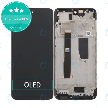 Motorola Moto G84 XT2347 - Écran LCD + Écran tactile + Cadre (Black) OLED