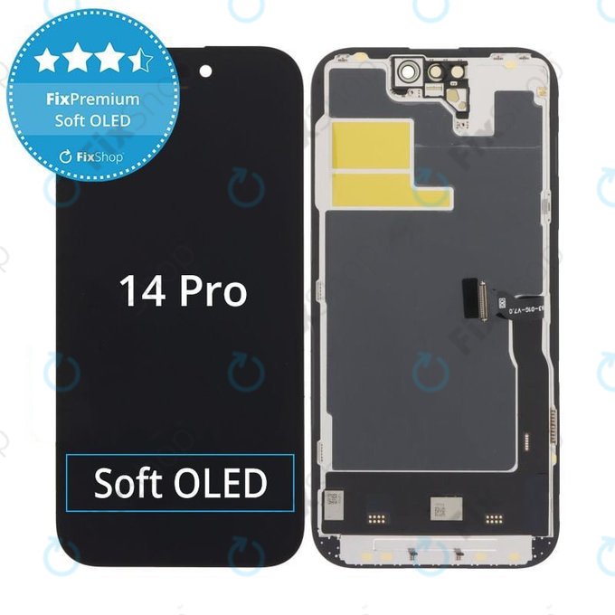 Écran Soft OLED pour iPhone 14 Pro - Vitre tactile + Châssis, DIAGNOSTIC