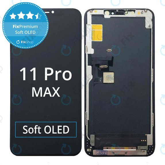 Écran Soft OLED pour iPhone 11 Pro Max, Tactile avec cadre, FixPremium