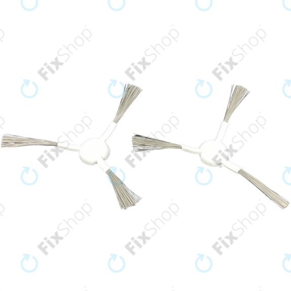 Brosse latérale, 2 pcs, Blanc pour Xiaomi Dreame S10, S10 Pro, Dreame Bot L10 Ultra, L10s Pro Ultra, Mi Robot Vacuum X10+