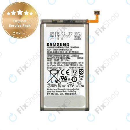 Samsung Galaxy S10 G973F - Batterie EB-BG973ABU 3400mAh - GH82-18826A Genuine Service Pack