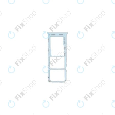 Samsung Galaxy M13 M135F - Plateau SIM (Bleu clair) - GH98-47563C Genuine Service Pack