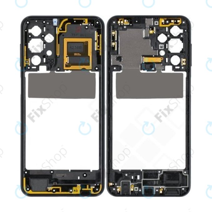 Samsung Galaxy A23 5G A236B - Cadre central (noir génial) - GH98-47823A Genuine Service Pack