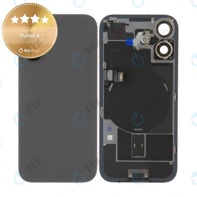 Verre de coque arrière pour iPhone 17, Black, Pulled A