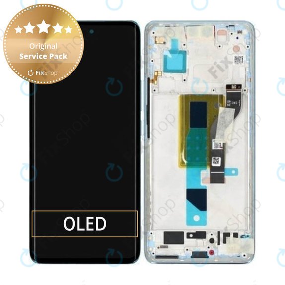 Xiaomi 13 Lite - Écran LCD + Écran Tactile + Cadre (Bleu Lite) - 5600040L9S00 Genuine Service Pack
