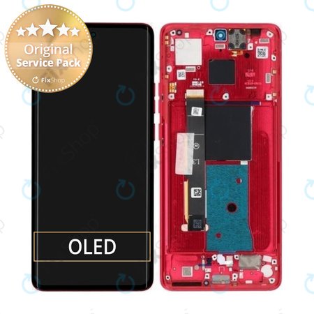 Motorola Edge 40 - Écran LCD + Écran Tactile + Cadre (Viva Magenta) - 5D68C22712 Genuine Service Pack