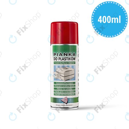Mousse de nettoyage pour plastiques, 400 ml, spray