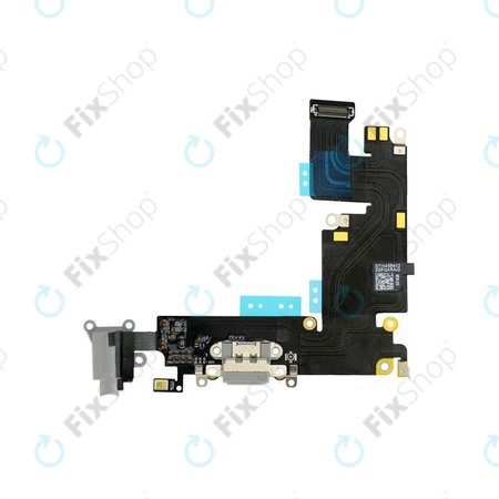 Apple iPhone 6 Plus - Connecteur de Charge + Microphone + Connecteur Jack + Câble Flex (Noir)
