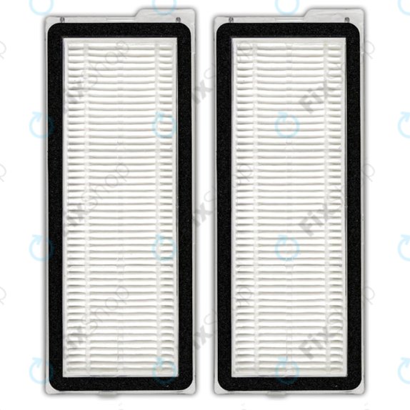 Filtre à poussière, 2 pièces pour Xiaomi Roborock QV 35A, QV 35S