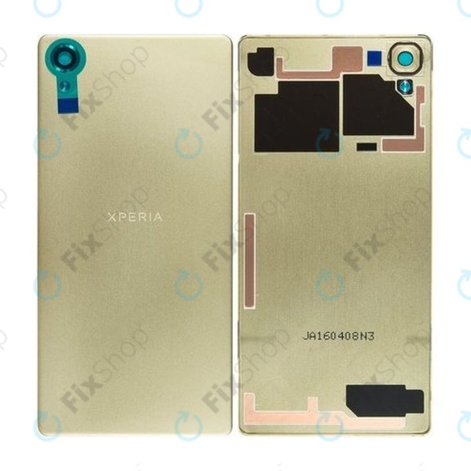 Sony Xperia X F5121, X Dual F5122 - Cache batterie (Jaune) - 1299-9856 Genuine Service Pack