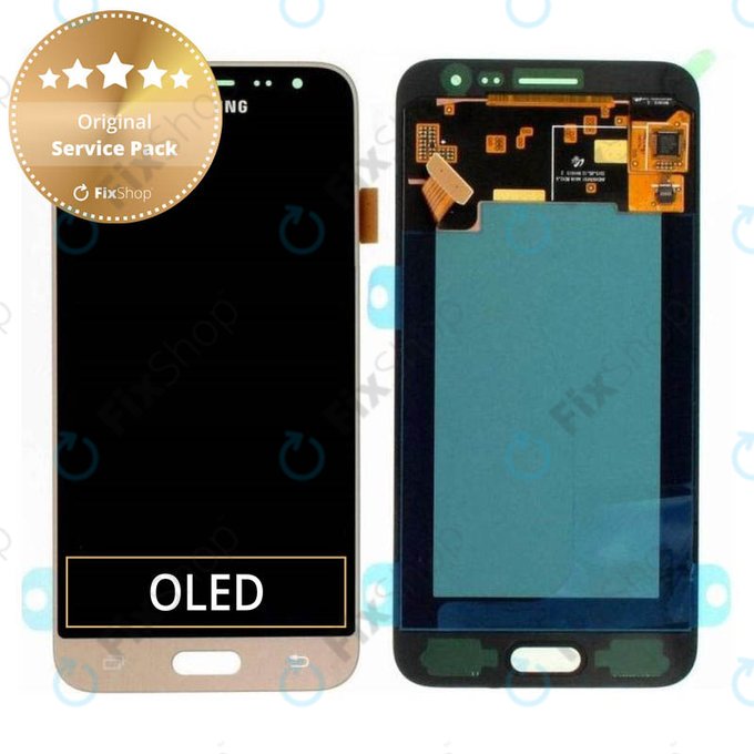 Samsung Galaxy J3 J320F (2016) - Écran LCD + Écran Tactile (Gold) - GH97-18414B, GH97-18748B Genuine Service Pack