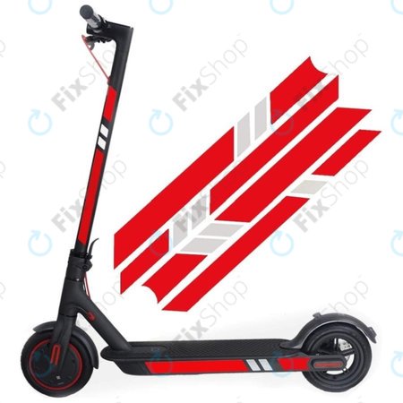 Xiaomi Mi Electric Scooter 1S, 2 M365, Essential, Pro, Pro 2 - Autocollants Réfléchissants (B)