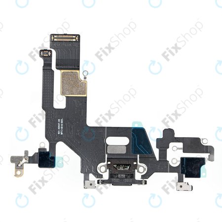 Apple iPhone 11 - Connecteur de charge + Câble flexible (Noir)