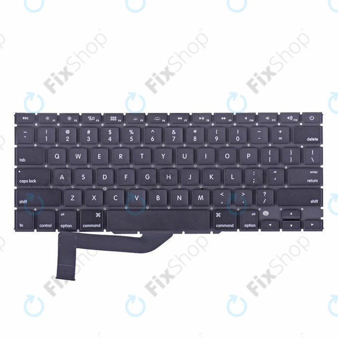 Apple MacBook Pro 15" Retina A1398 (Mi 2012 - Mi 2015) - Clavier US