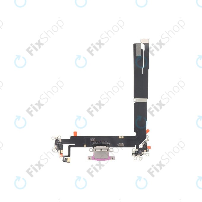 Apple iPhone 16 Plus - Connecteur de charge + Câble flexible (Pink)