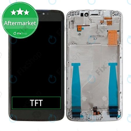 Motorola Moto E4 Plus XT1771 - Écran LCD + Écran tactile + Cadre (Gris)