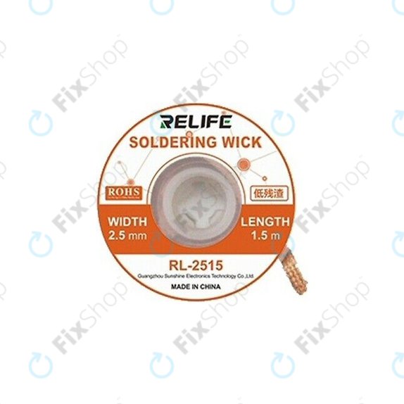 Relife RL-2515 - Fil à dessouder puissant (2.5mm)