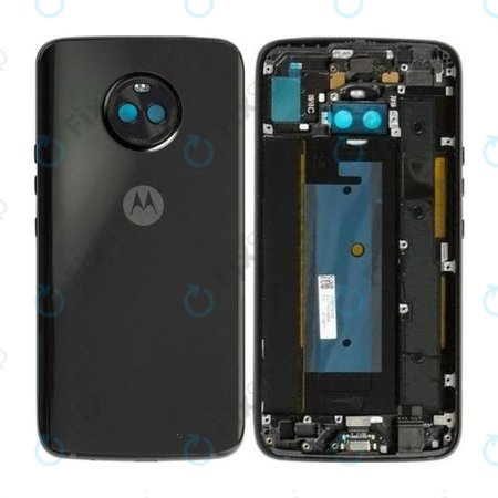 Motorola Moto X4 XT1900 - Cache batterie (Noir) - 5S58C09155 Genuine Service Pack