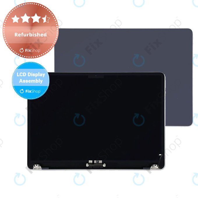 Apple MacBook Air 13" M2 A2681 (2022) - Écran LCD + Vitre avant + Coque (Midnight) Refurbished