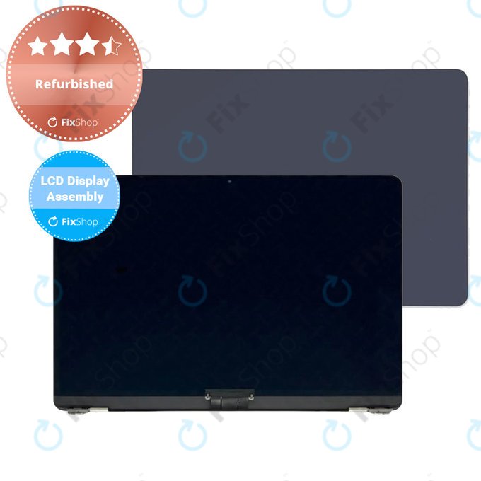 Apple MacBook Air 13" M3 A3113 (2024) - Écran LCD + Vitre avant + Coque (Midnight) Refurbished