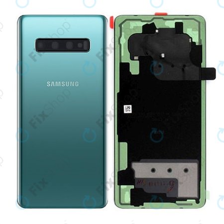 Samsung Galaxy S10 Plus G975F - Cache batterie (Vert) - GH82-18406E Genuine Service Pack