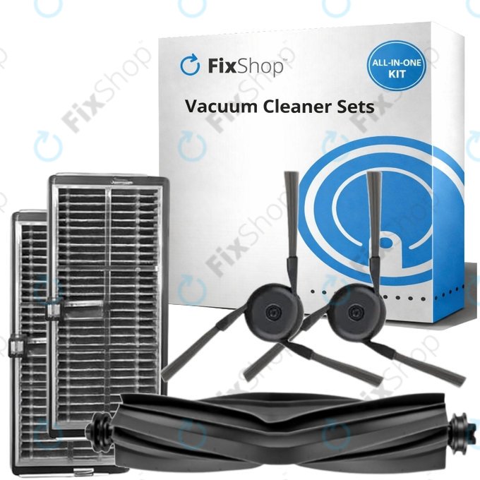 Kit de pièces de rechange pour Mova P50 Ultra (1x Brosse principale, 2x Filtre, 2x Brosse latérale)
