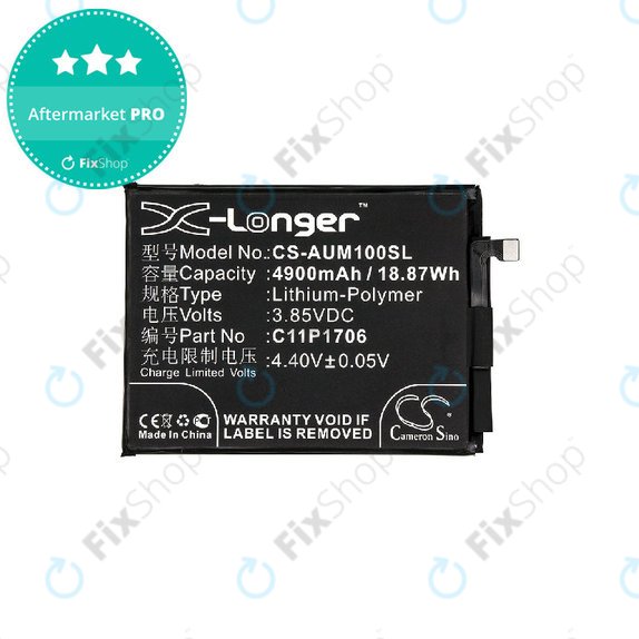 Batterie pour Asus Zenfone Max Pro M1 ZB602KL, 4900mAh, Li-Pol, 3.85V, 0B200-02870200, HQ
