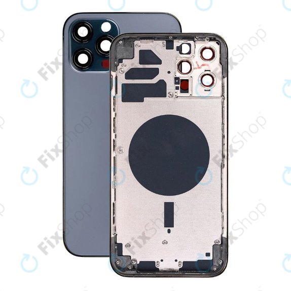 Apple iPhone 12 Pro Max - Boîtier arrière (Bleu)