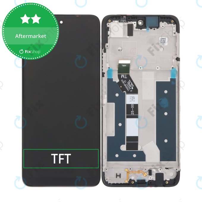 Motorola Moto G35 5G - Écran LCD + Ecran Tactile + Cadre (Black) TFT