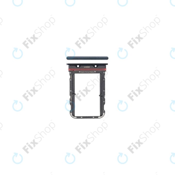 Xiaomi Mi Note 10, Xiaomi Mi Note 10 Pro - Tiroir SIM (Noir Minuit) - 48200000033W Genuine Service Pack