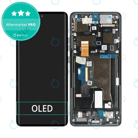 Motorola Edge 50 Ultra - Écran LCD + Écran tactile + Cadre (Forest Grey) OLED
