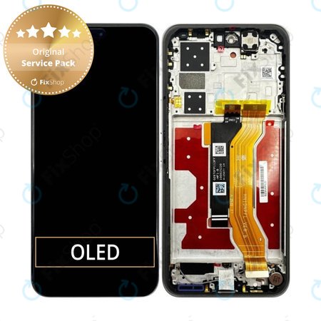Honor 400 Pro - Écran LCD + Écran tactile + Cadre (Lunar Grey) - 0235APLD Genuine Service Pack