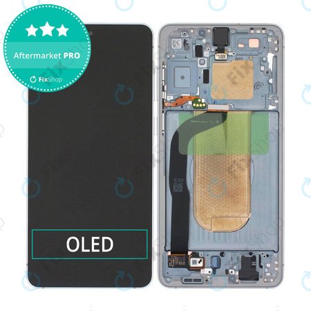 Samsung Galaxy S25 Edge - Écran LCD + Écran tactile + Cadre (Titanium Silver) OLED