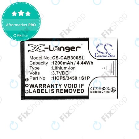 Batterie pour Cat B30, 1200mAh, Li-Ion, 3.7V, 1ICP5/3450 1S1P, HQ