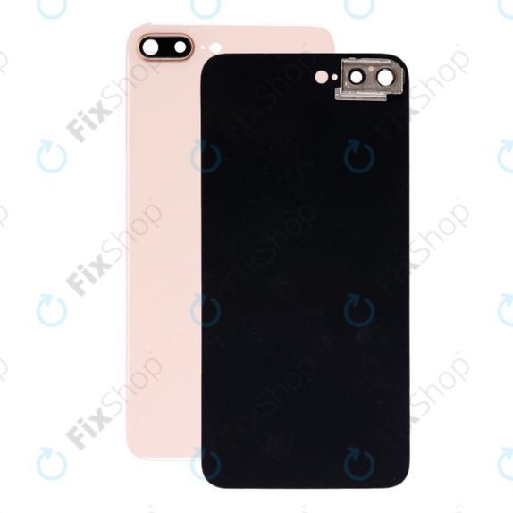 Apple iPhone 8 Plus - Verre du boîtier arrière + support d'appareil photo (Or)