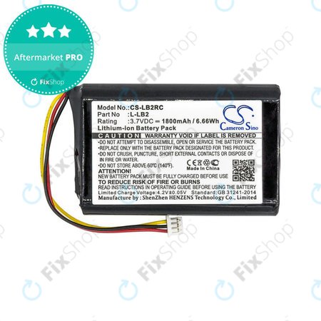 Batterie pour Logitech MX1000, 1800mAh, Li-Ion, 3.7V, L-LB2, HQ