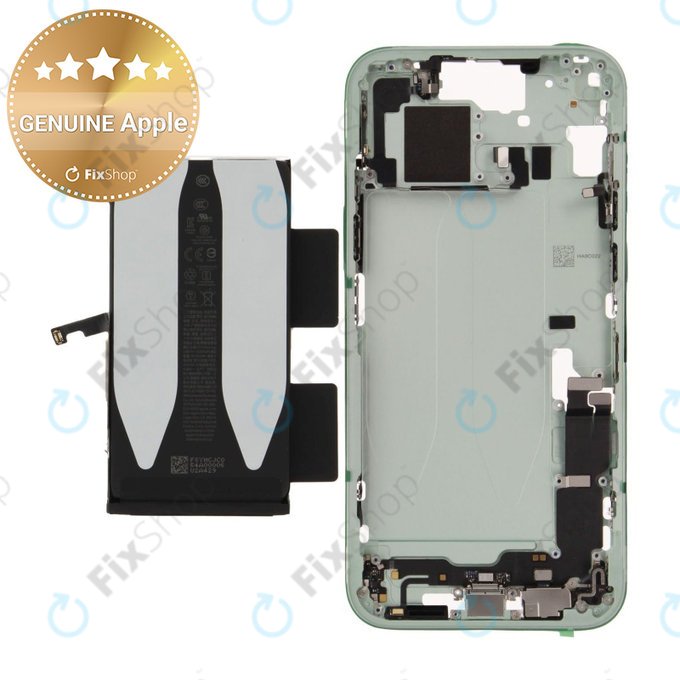 Cadre central avec batterie pour iPhone 15 Plus | Green | ZD076-00678 | Genuine Apple