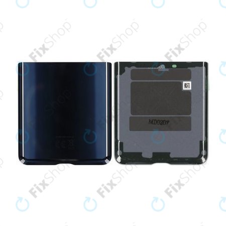 Samsung Galaxy Z Flip F700N - Cache batterie (bas) (noir miroir) - GH82-22204A Genuine Service Pack