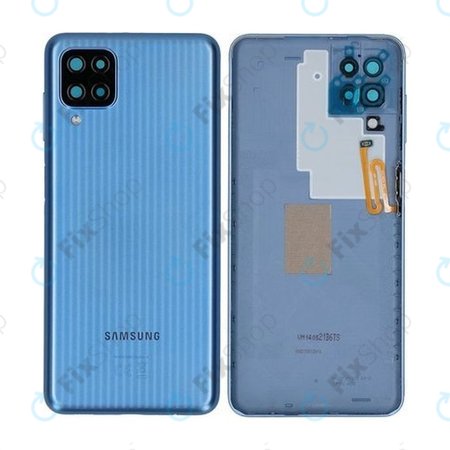 Samsung Galaxy M12 M127F - Cache batterie (Bleu) - GH82-25046C Genuine Service Pack