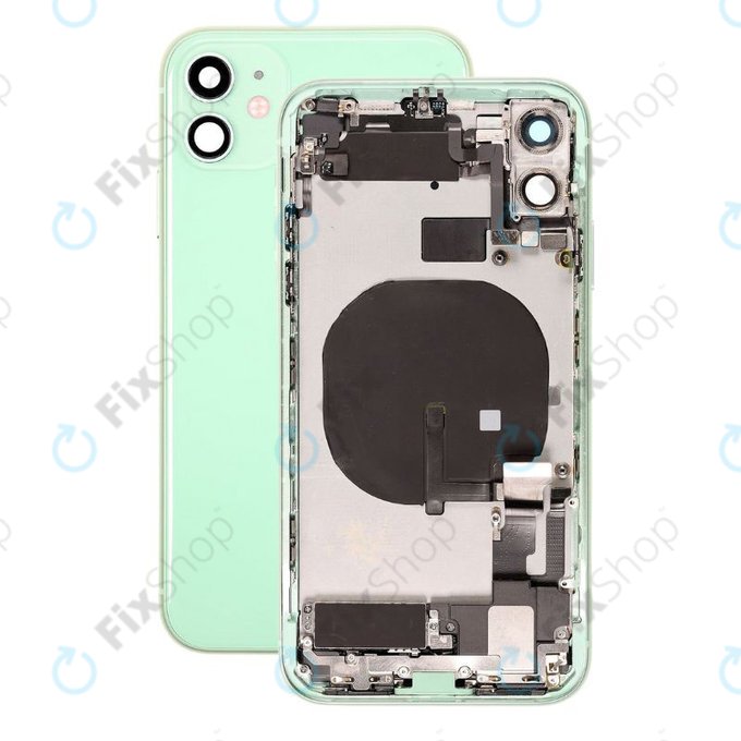 Apple iPhone 11 - Petites pièces du boîtier arrière (vert)