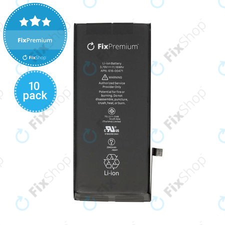 Apple iPhone XR - Batterie 2942mAh FixPremium (10pcs)