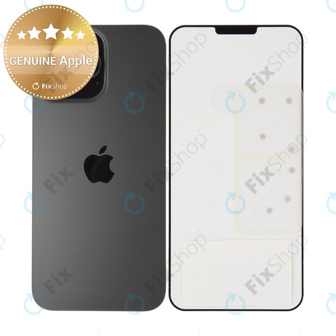 Verre du boîtier arrière pour iPhone 16 Pro Max | Black Titanium | 661-44958 | Genuine Apple