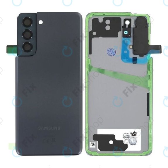 Samsung Galaxy S21 G991B - Cache batterie (Phantom Gray) - GH82-24520A, GH82-24519A Genuine Service Pack