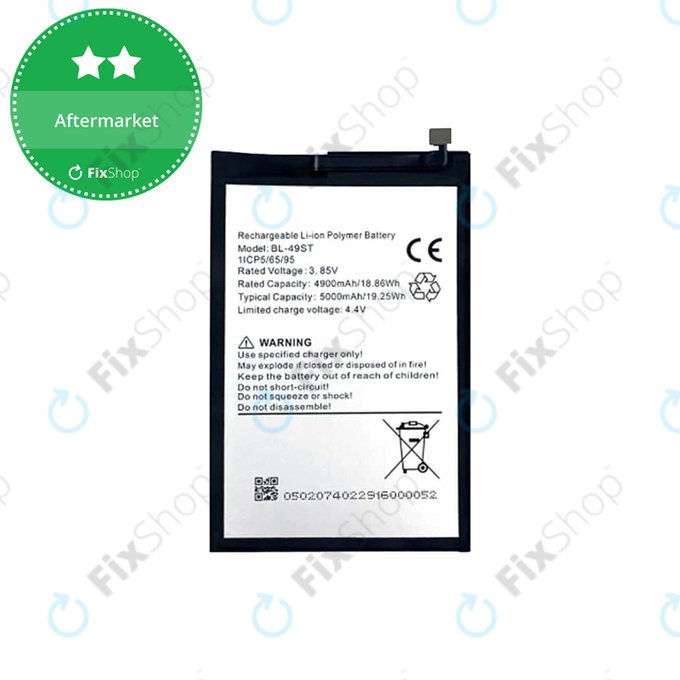 Tecno Spark 10 5G - Batterie 5000mAh