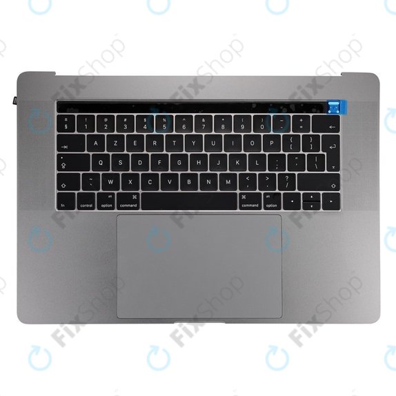 Apple MacBook Pro 15" A1707 (Late 2016 - Mid 2017) - Cadre de clavier supérieur + clavier UK + microphone + trackpad + haut-parleurs (Space Gray)