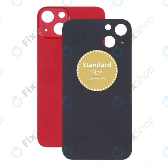 Apple iPhone 13 - Verre du boîtier arrière (Rouge)