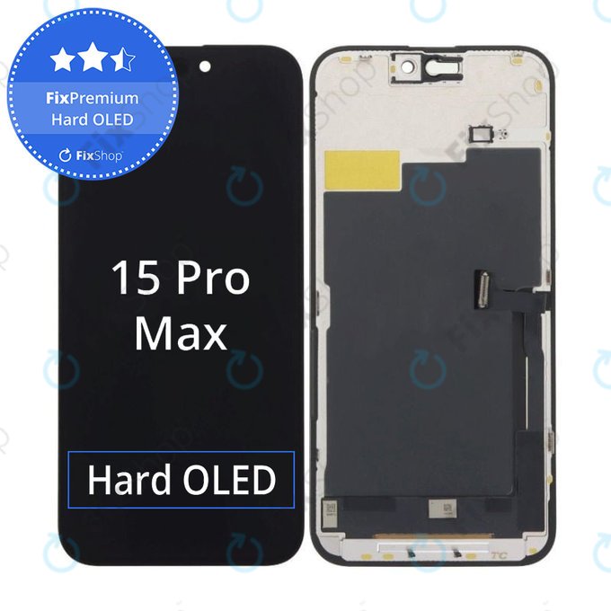 Apple iPhone 15 Pro Max - Écran LCD + Écran Tactile + Cadre Hard OLED FixPremium