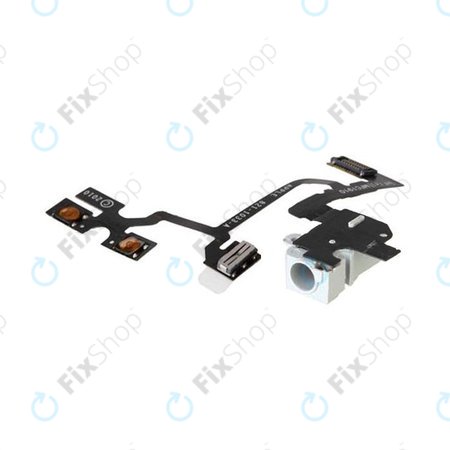 Apple iPhone 4 - Nappe du bouton de volume (Blanc)